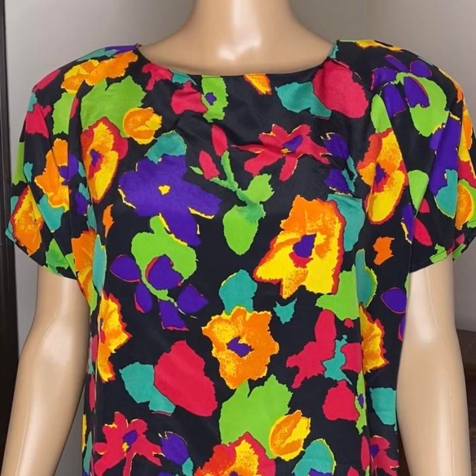 Bright Floral Blouse