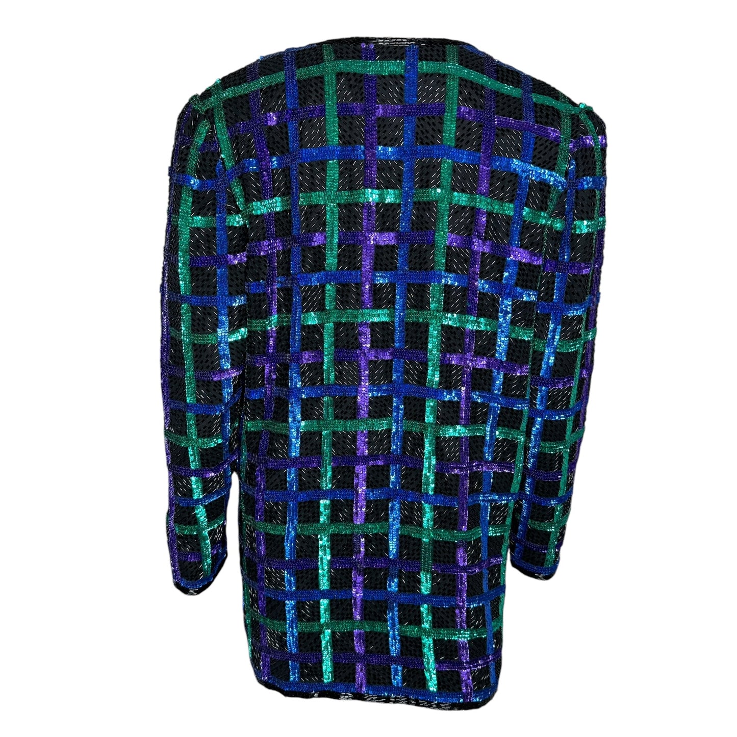 Vintage Niteline Della Roufogali Sequin Evening Formal Jacket