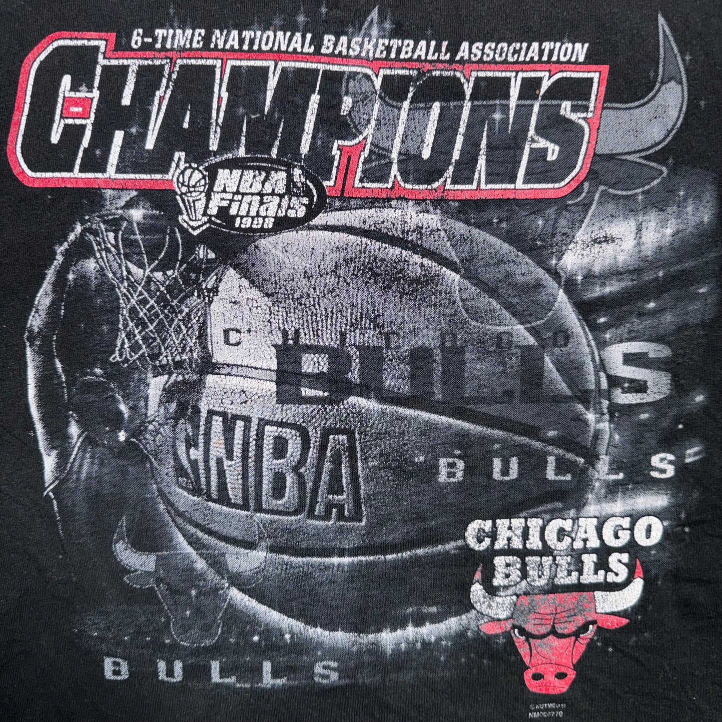 Vintage 90's Chicago Bulls NBA Champions TShirt