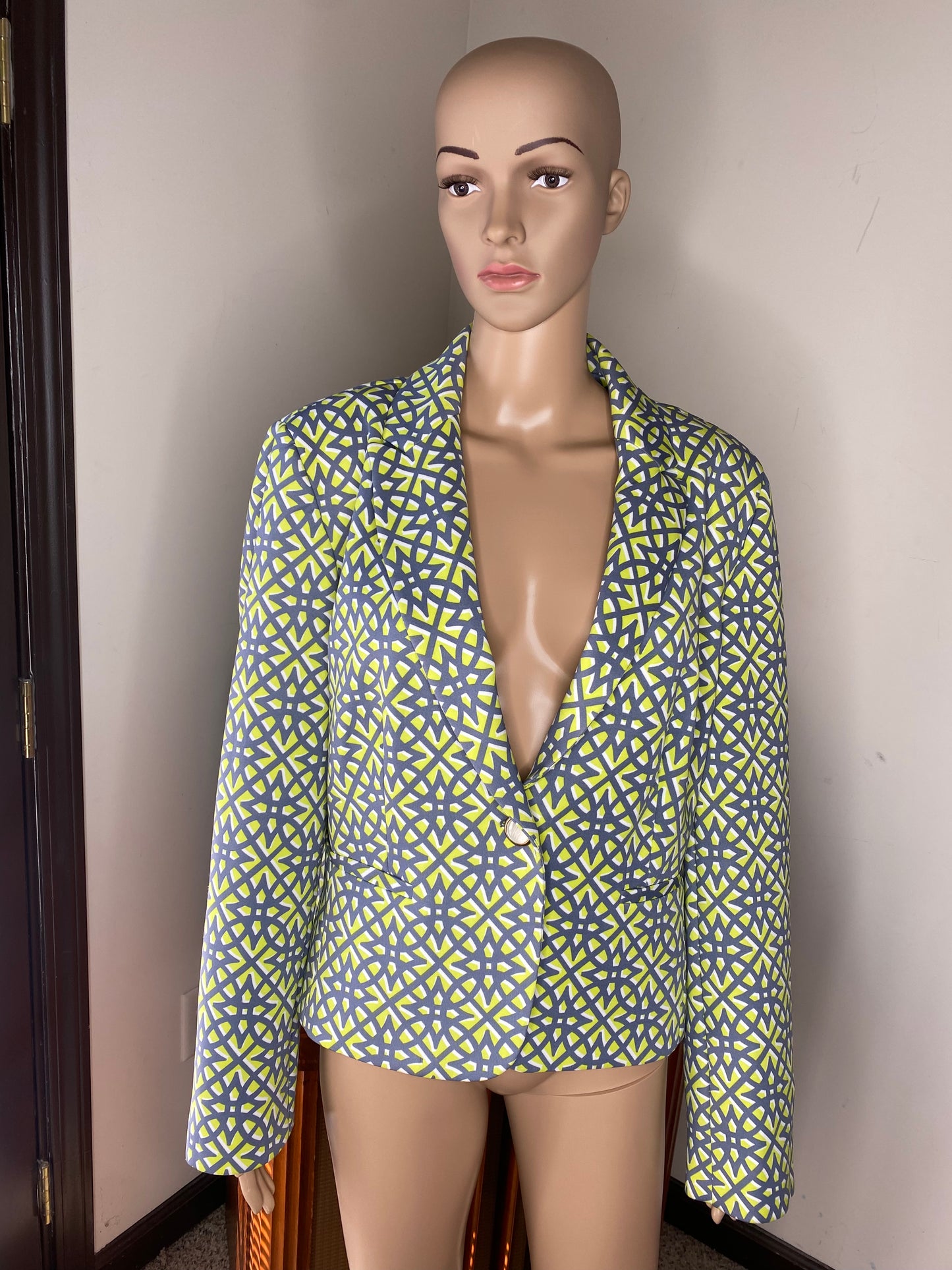 Zac & Rachel One Button Blazer