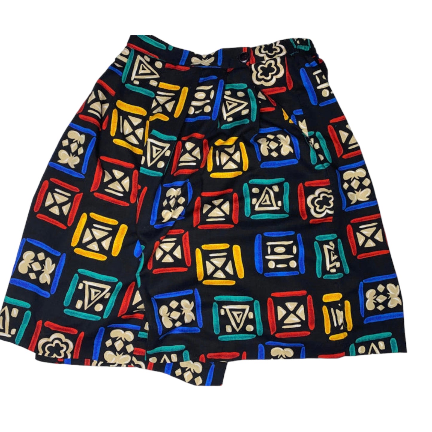 Abstract Multi Color Shorts