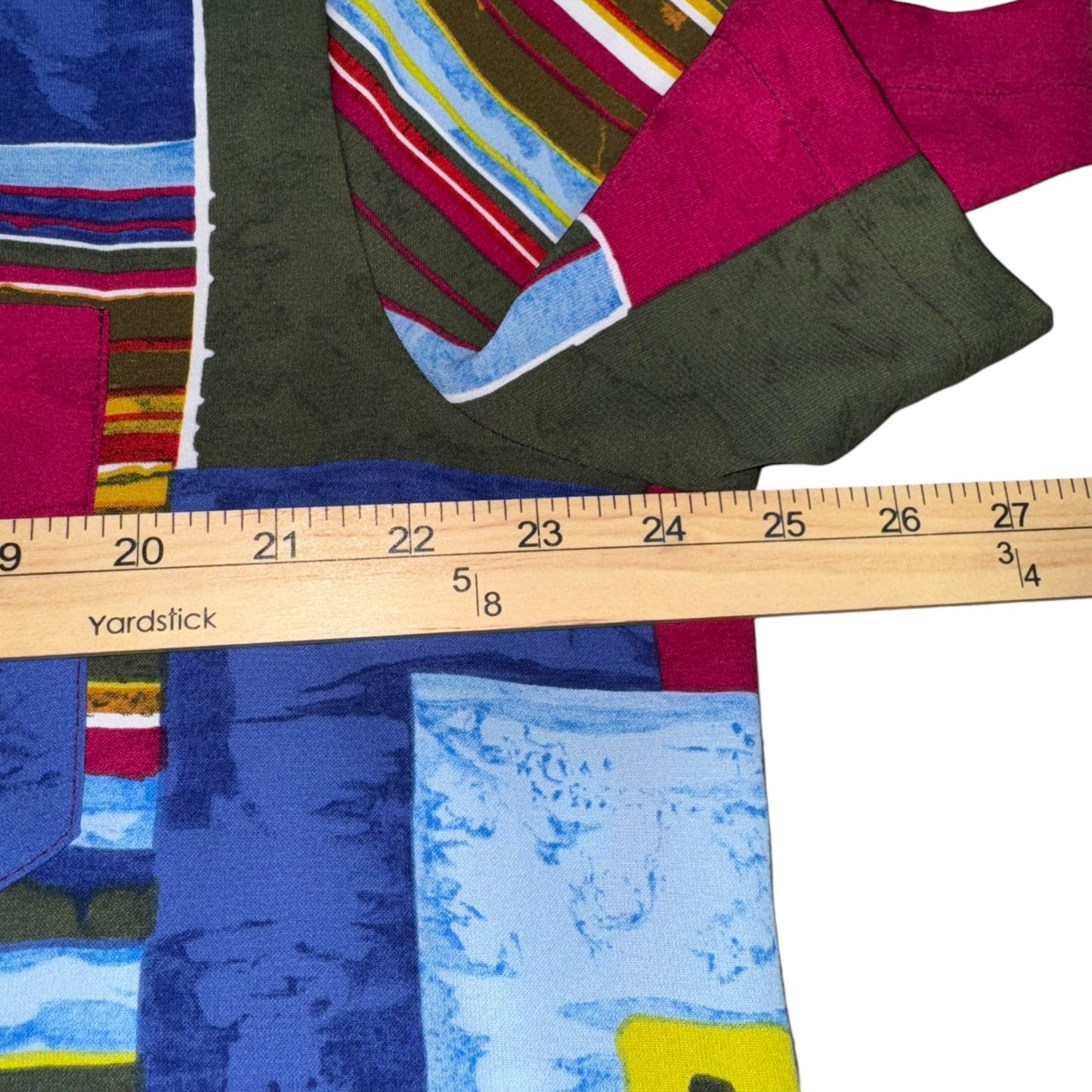 Patchwork Button Up Shirt