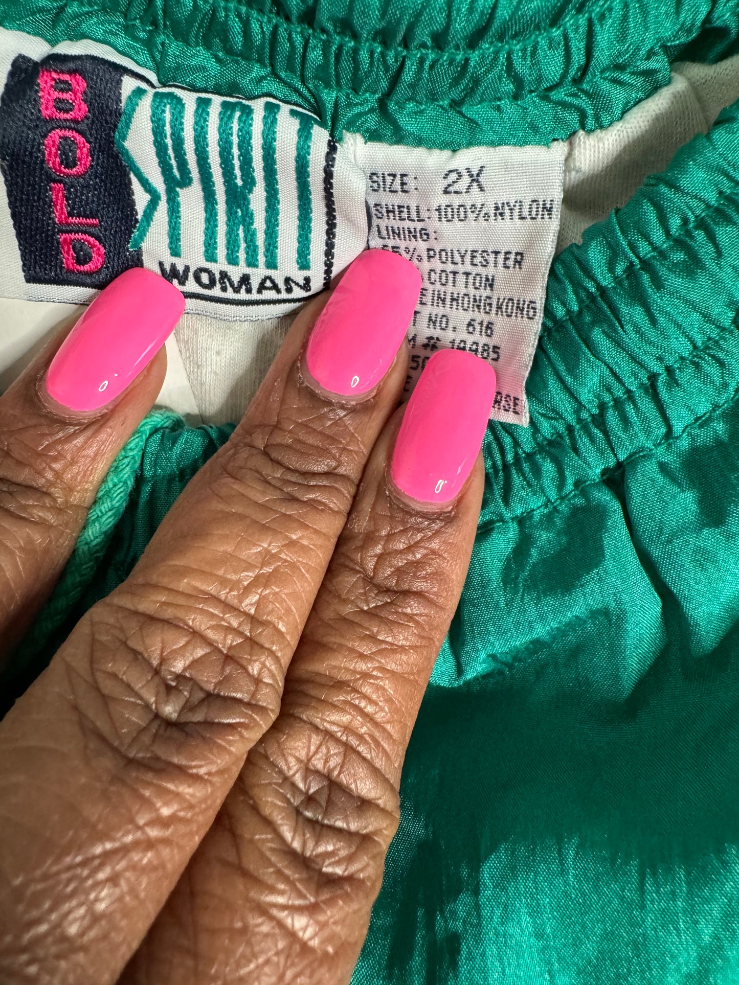 Emerald Green Windbreaker Pants