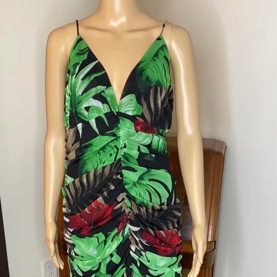 Tropic Romance Ruched Maxi Dress