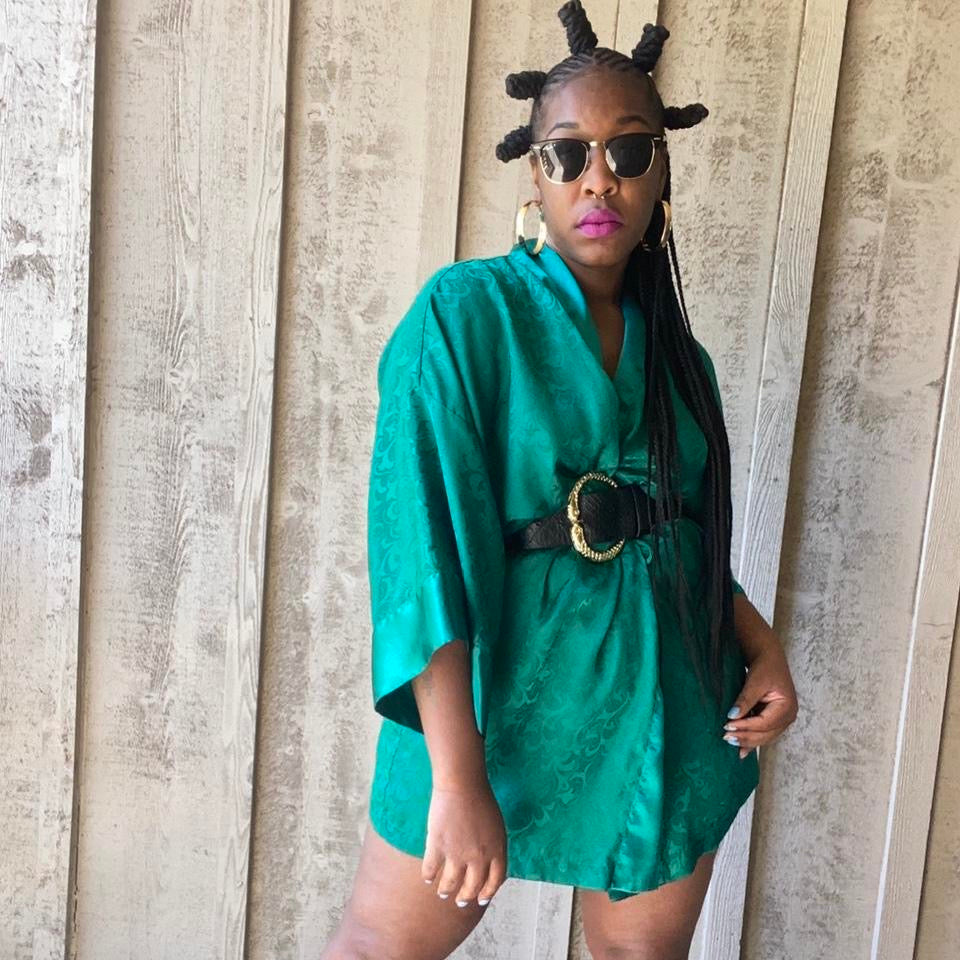One Size Emerald Victoria Secret Robe