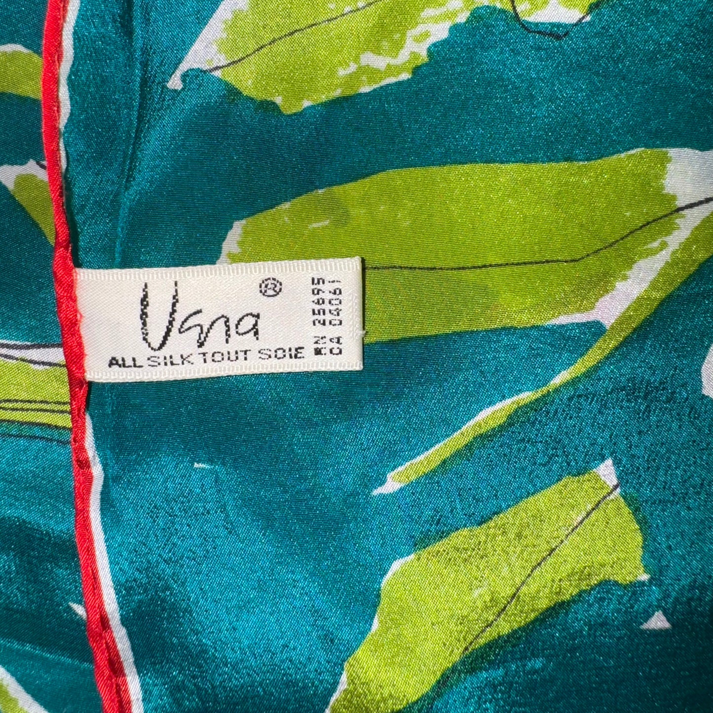 Floral Usna All Silk Scarf