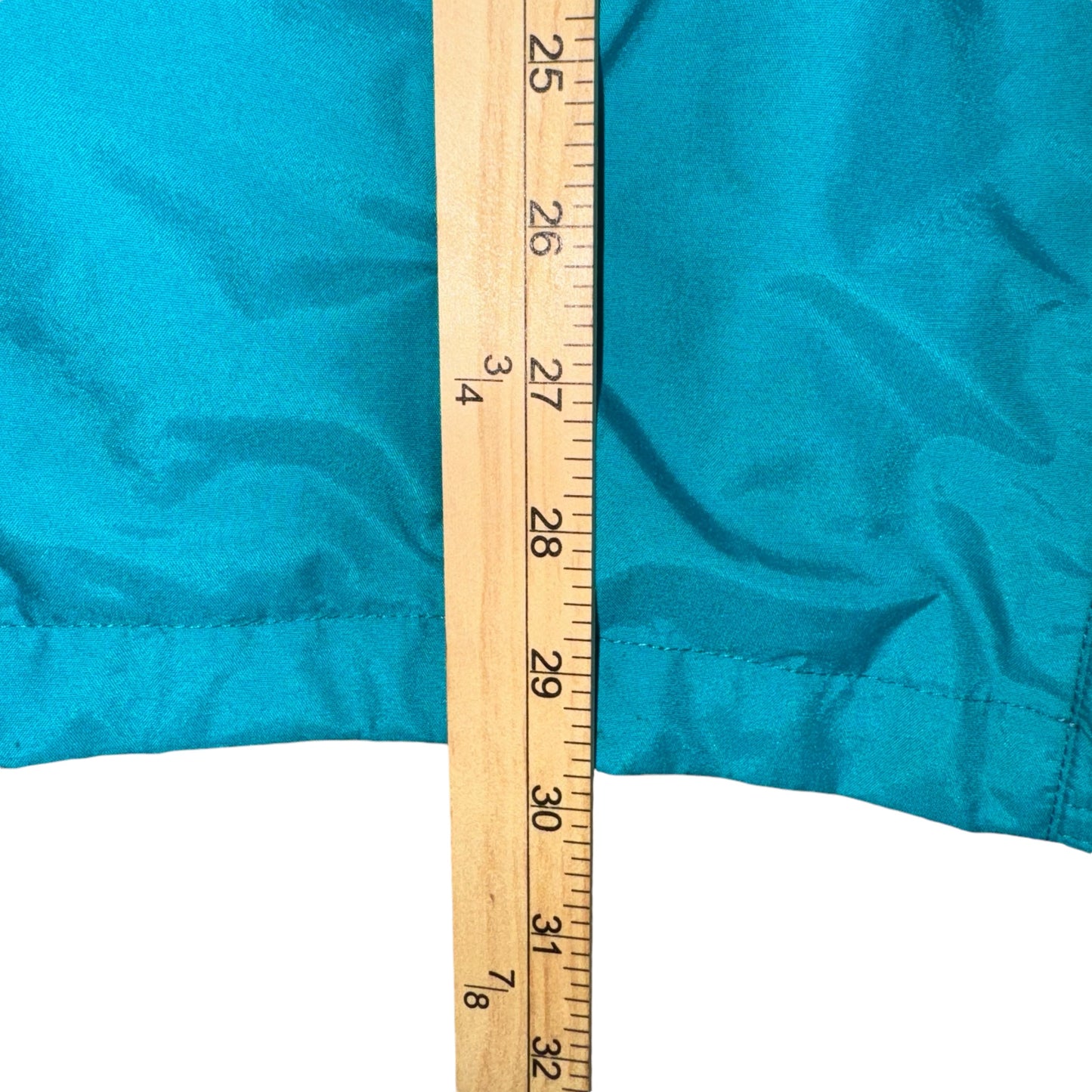 Turquoise & Black North Face Jacket