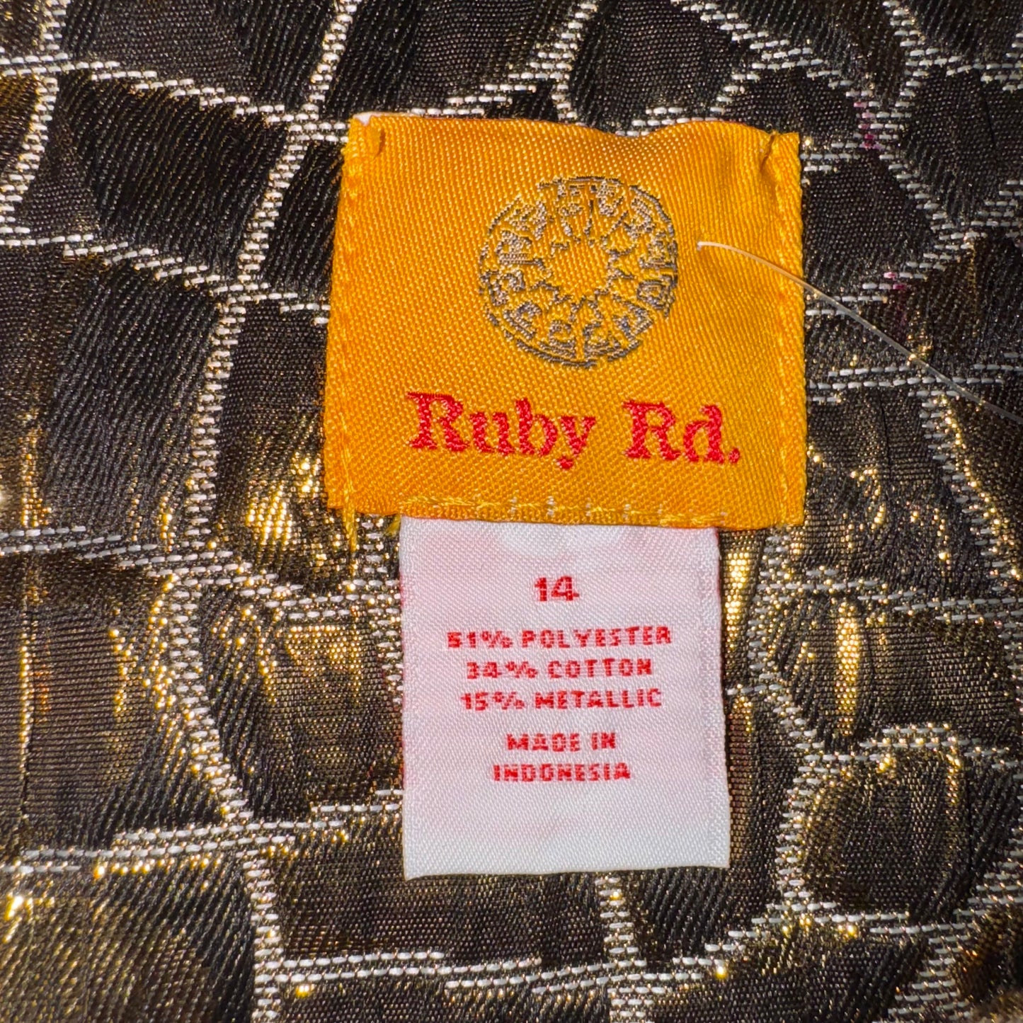 Gold Embroidered Crocodile Metallic Jacket