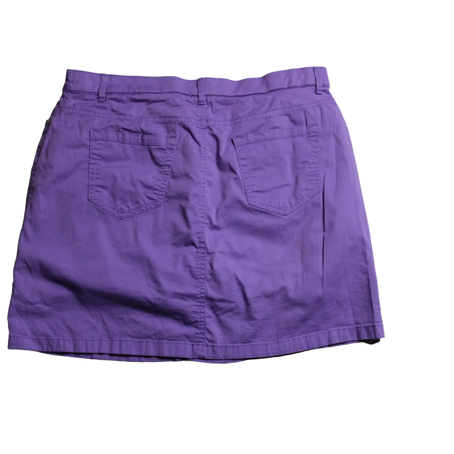 Purple Classic Fit Stretch Skort