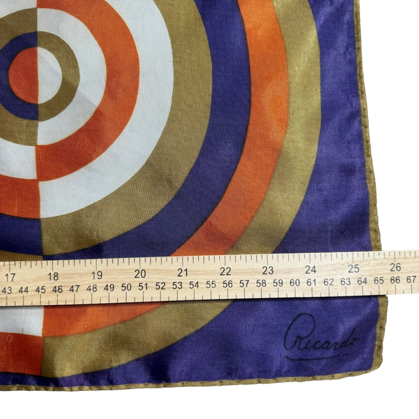 70s Retro Abstract Scarf