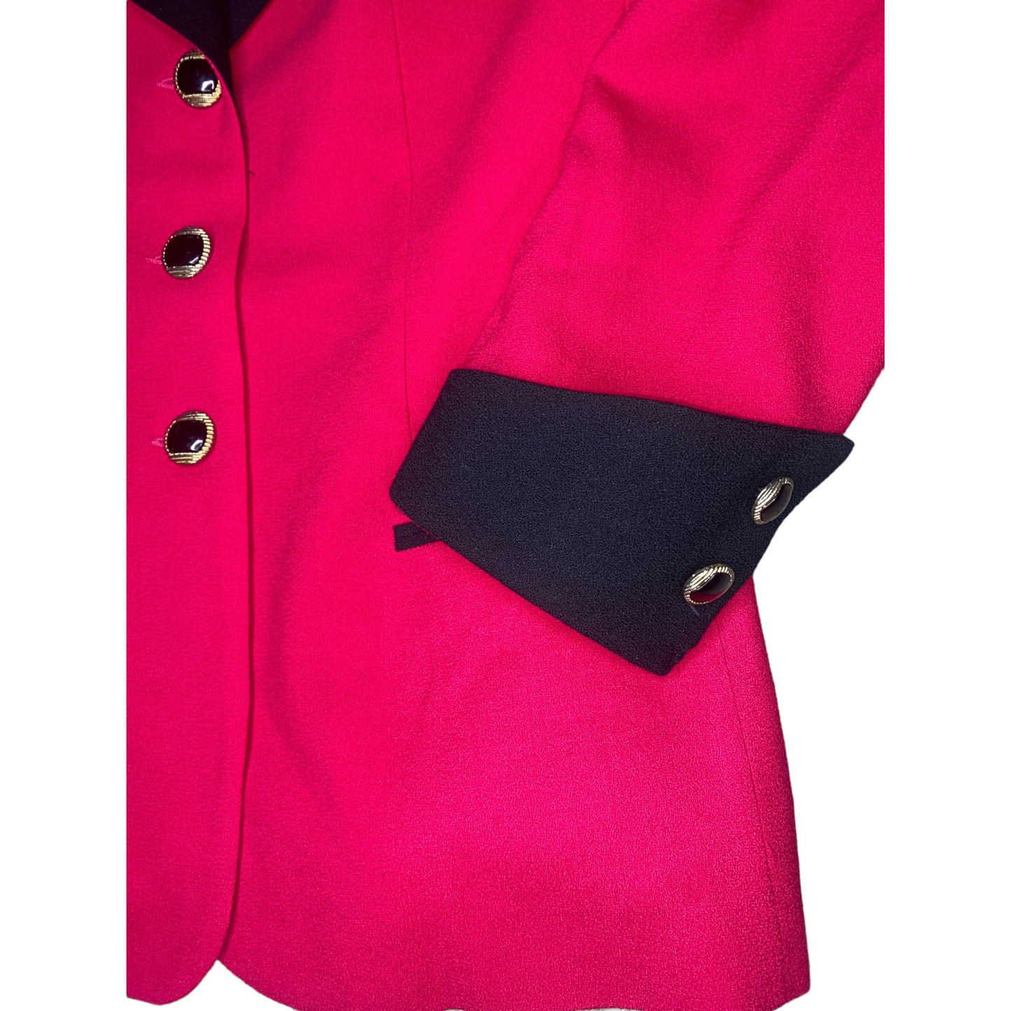 Hot Pink Double Breast Blazer
