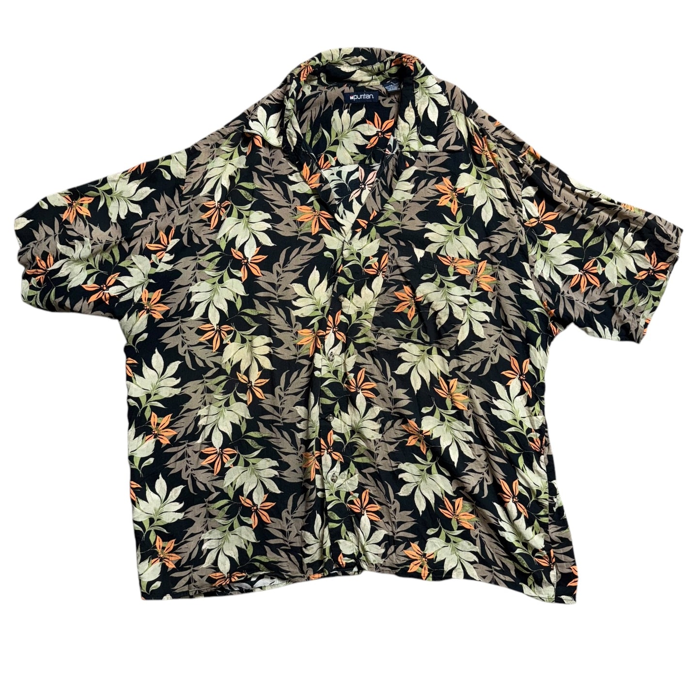 Fall Leave Button Down