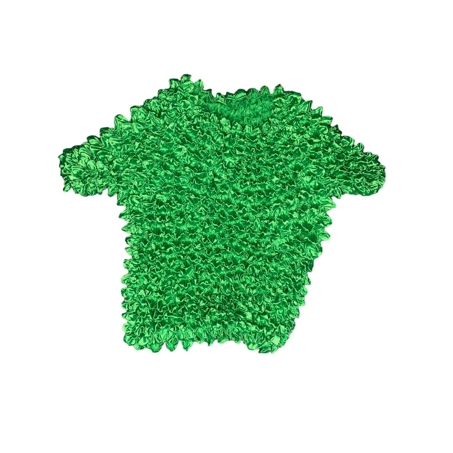 90s Puffer Shirt Green
