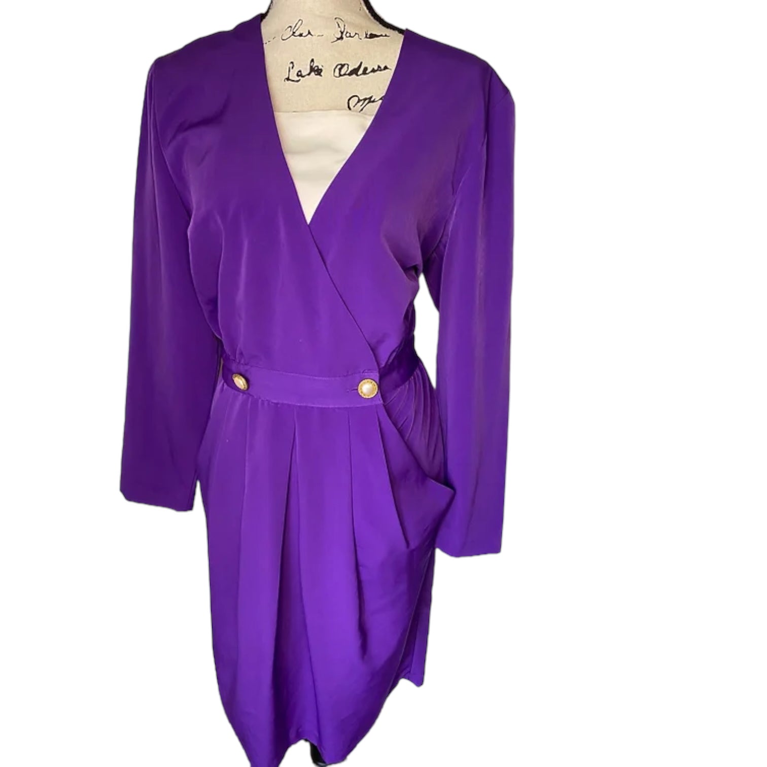 purple vintage dress 1990s Beaded Silk SCALA Small Violet Fairy Gown Whimsical CARE 100% Polyester Cold Hand Wash or Dry Clean Purple Vintage Dress The