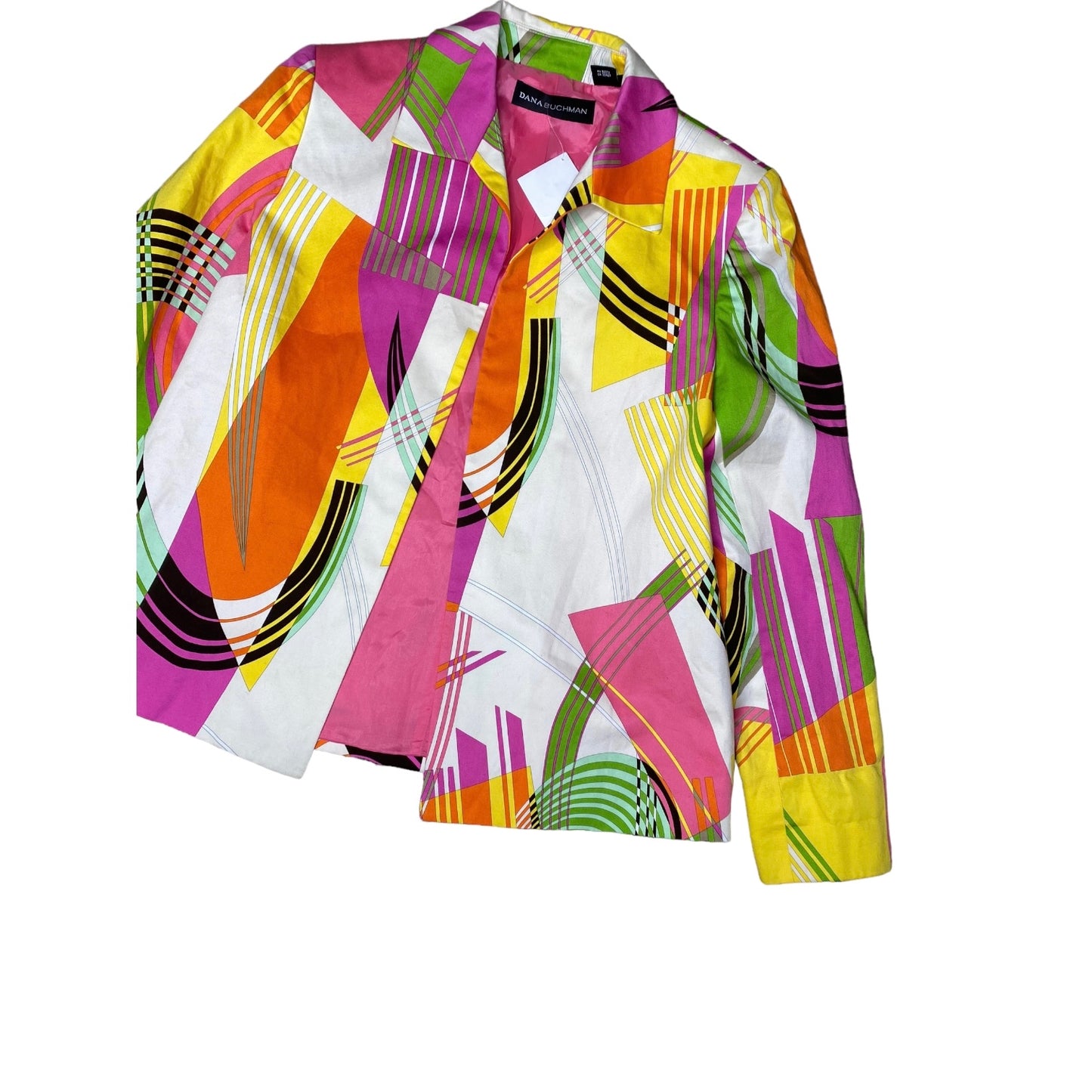 Dana Buchman Bright Neon Blazer Jacket
