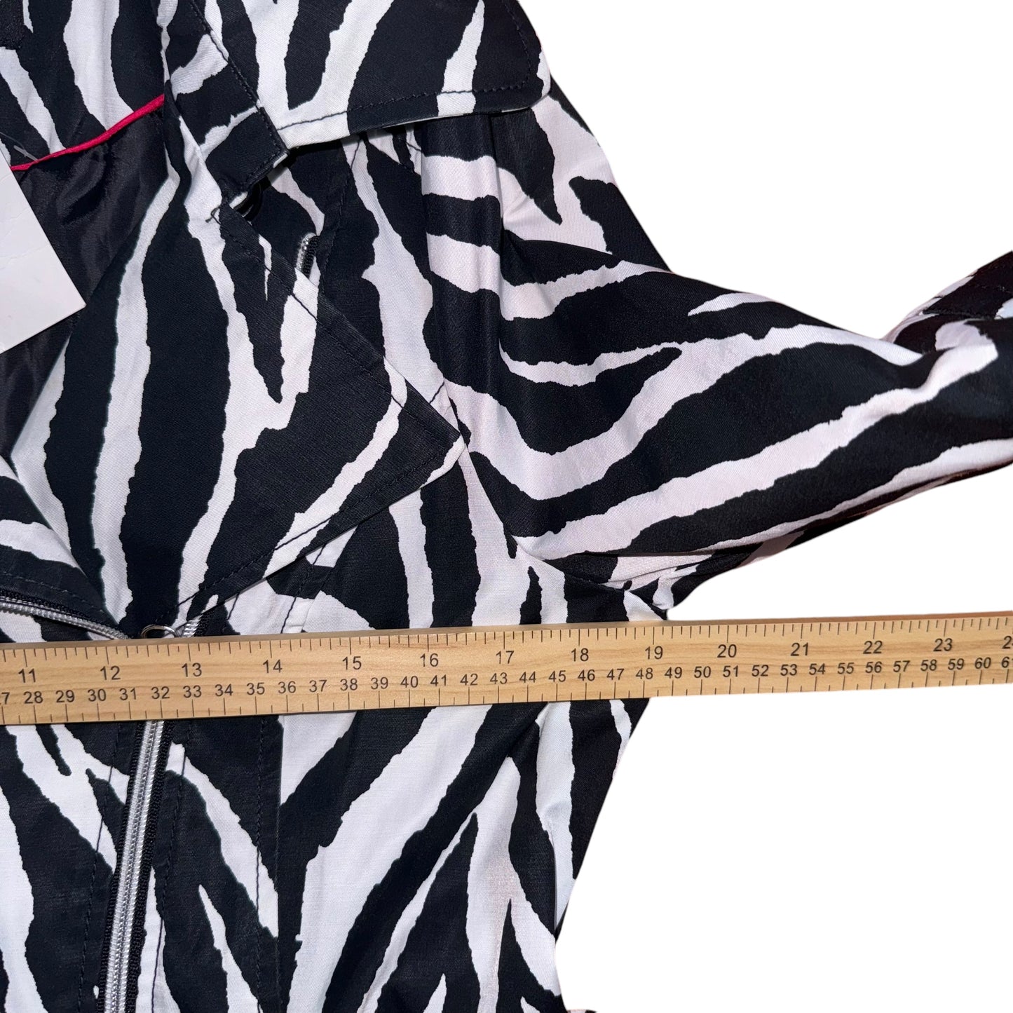 Zebra Belted Jacket