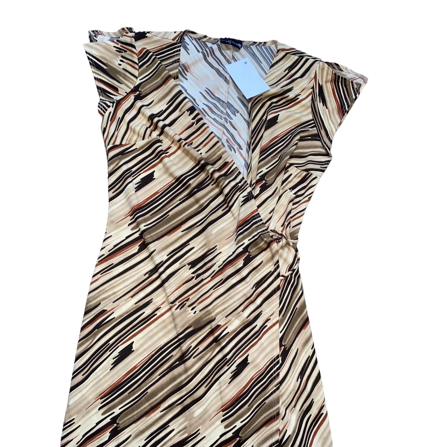 Brown Wrap Dress