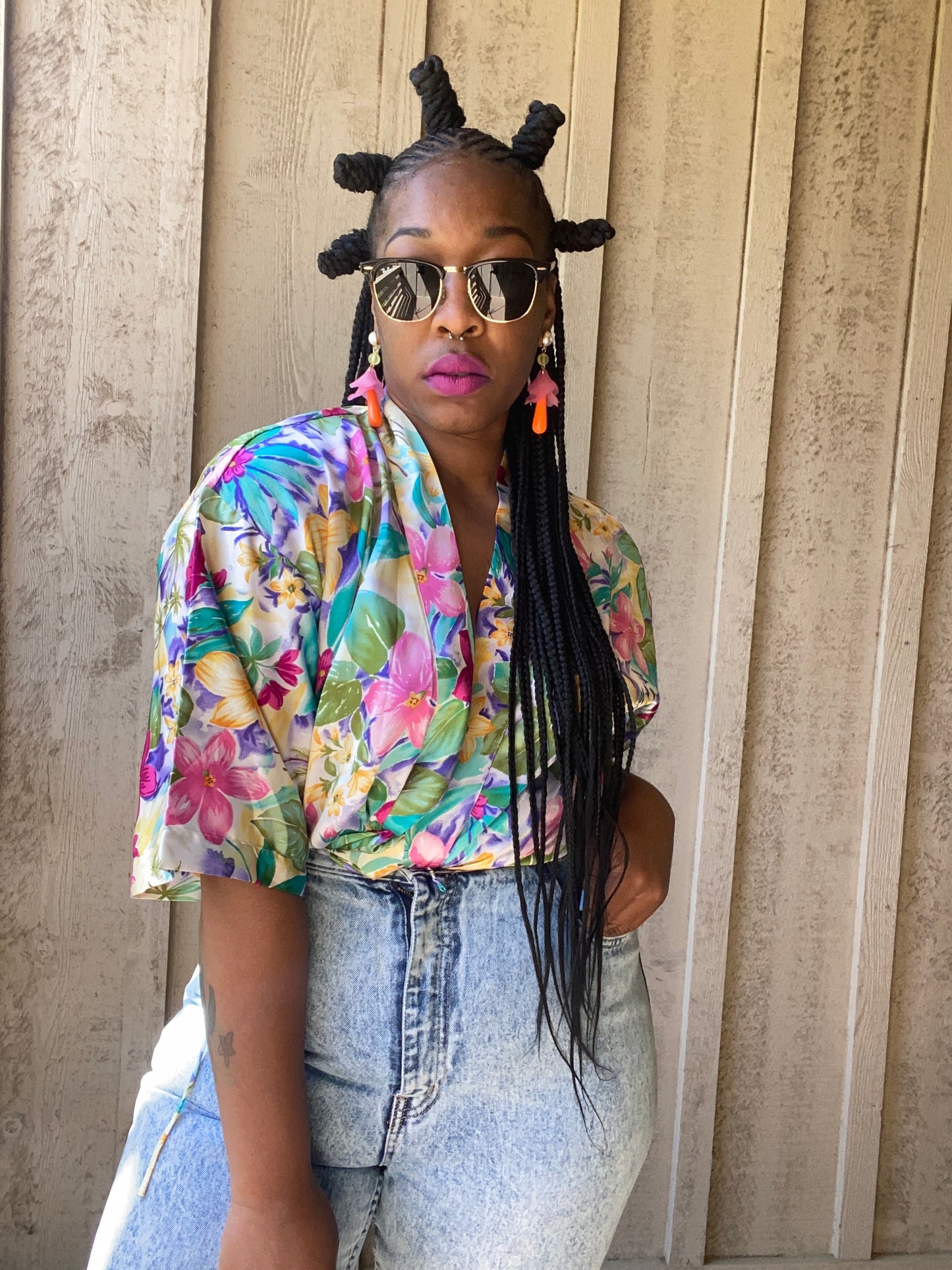 Medium Floral Robe