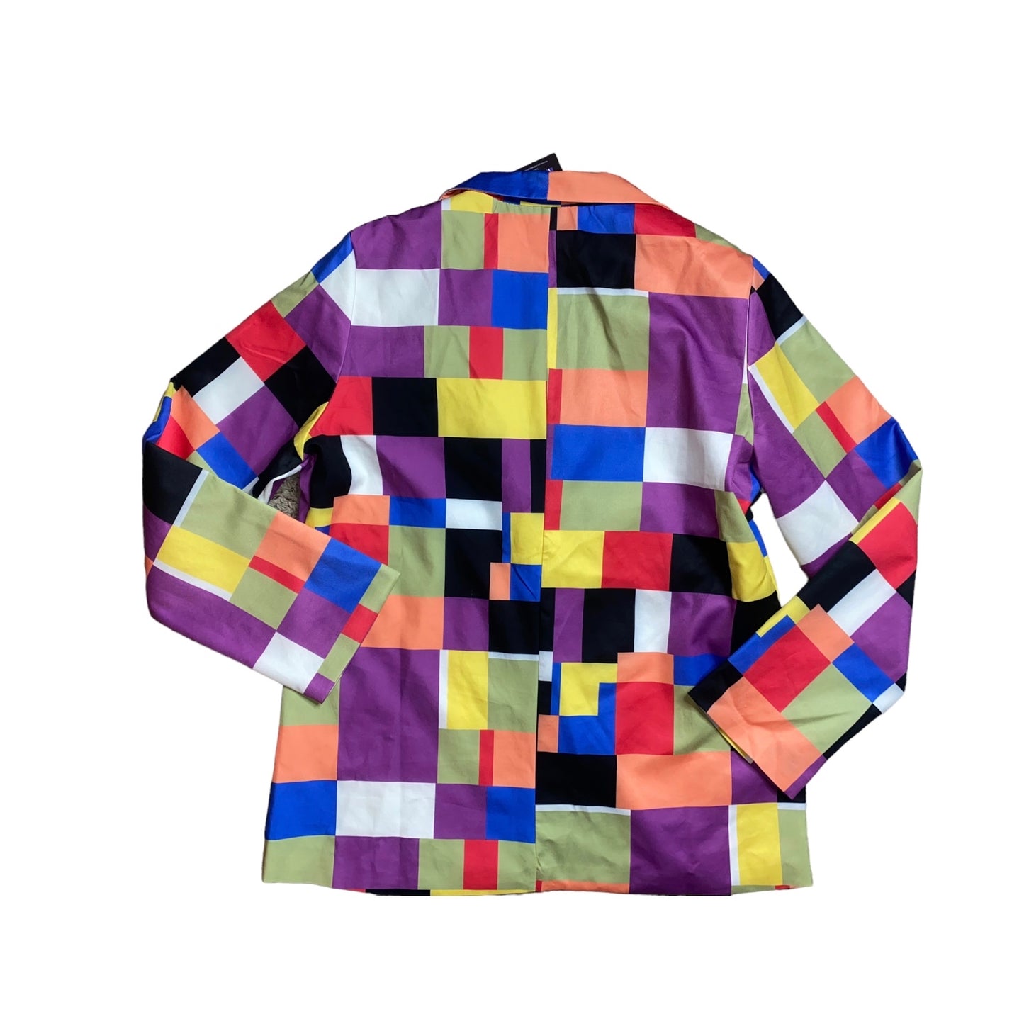 Multicolor Square Block Blazer