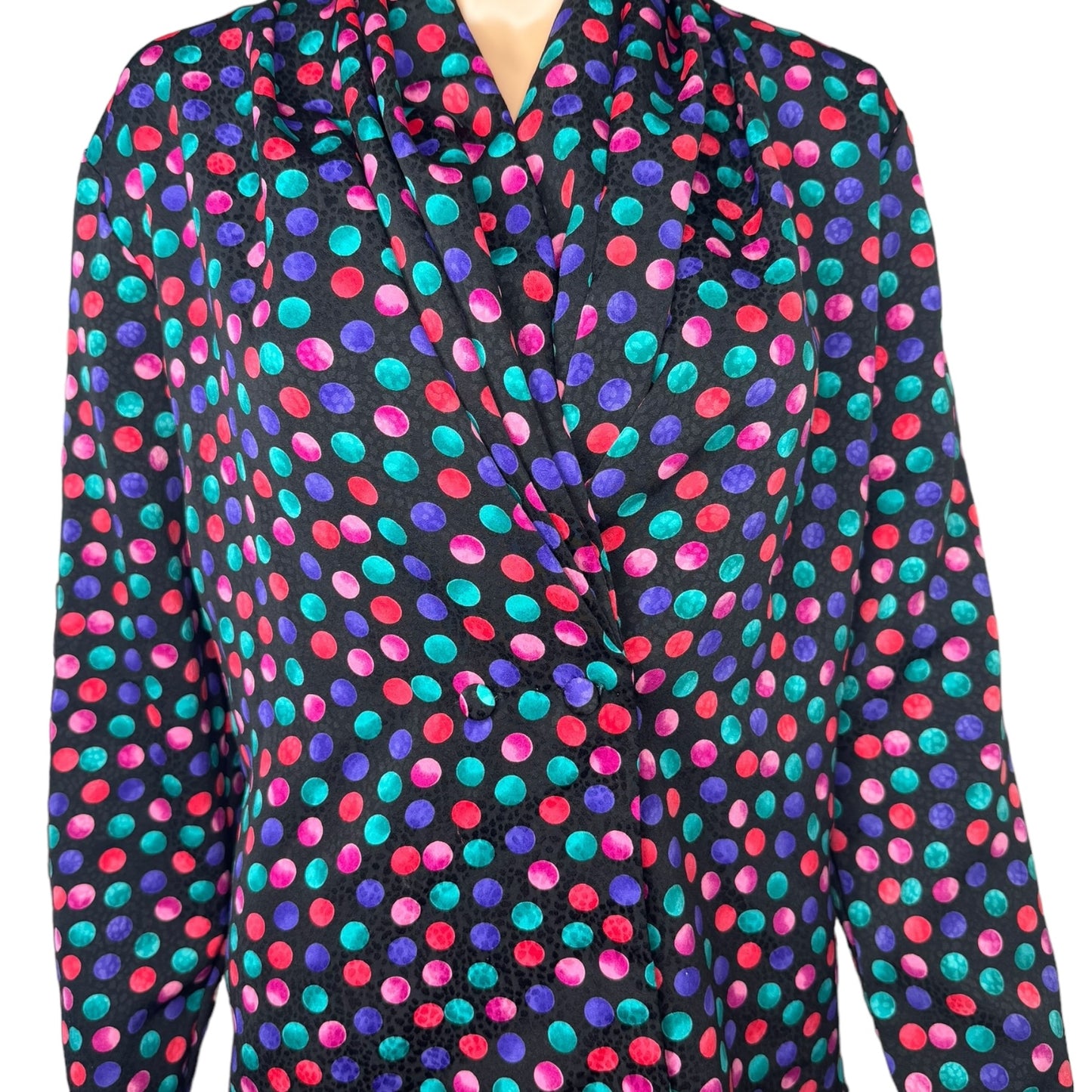 Polka Dot Wrap Top