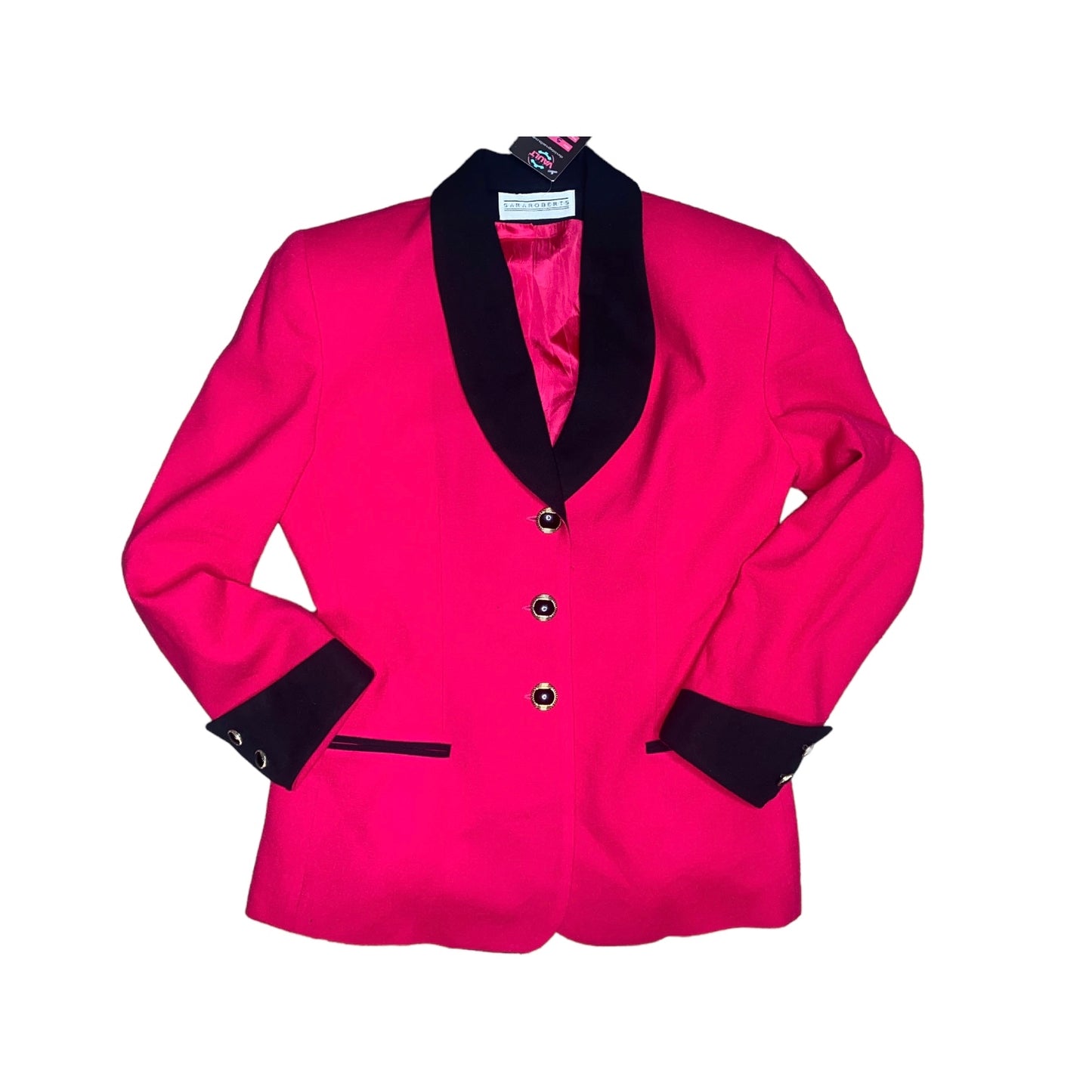 Hot Pink Double Breast Blazer