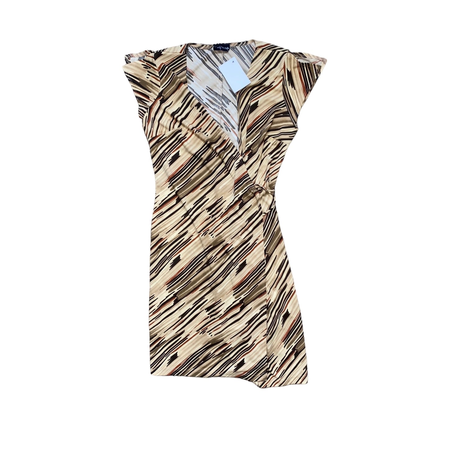 Brown Wrap Dress