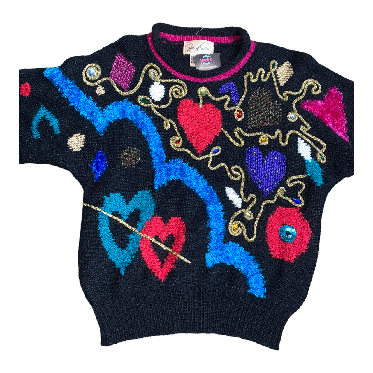 Cupid Heart Vintage Sweater