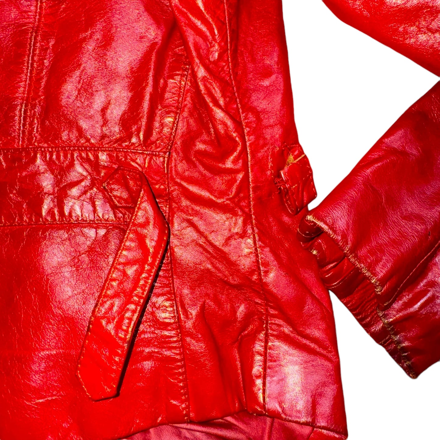 Vintage 80’s Wilson's Red Leather