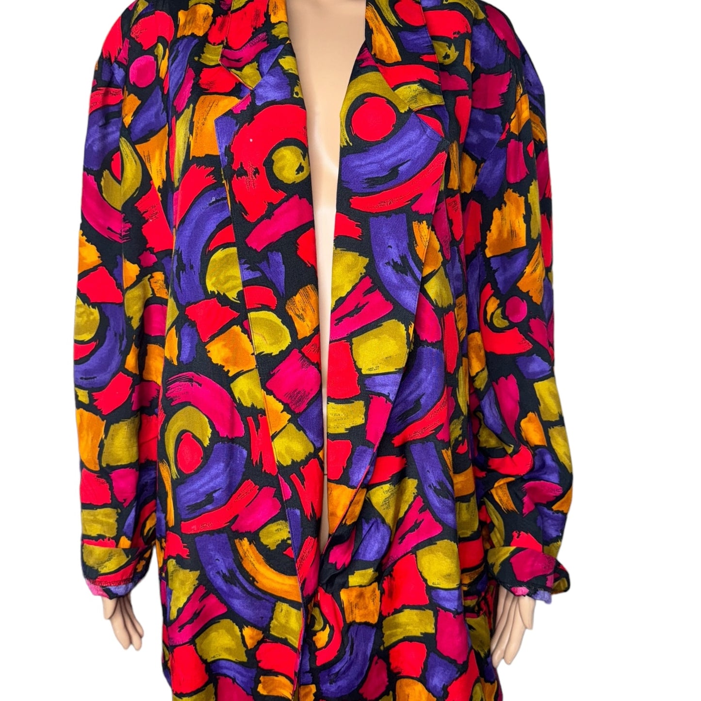 Renee' Adams Abstract Blazer