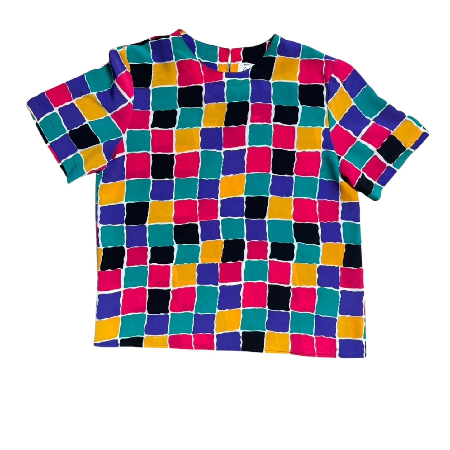 Kathy Che Colorblock Blouse