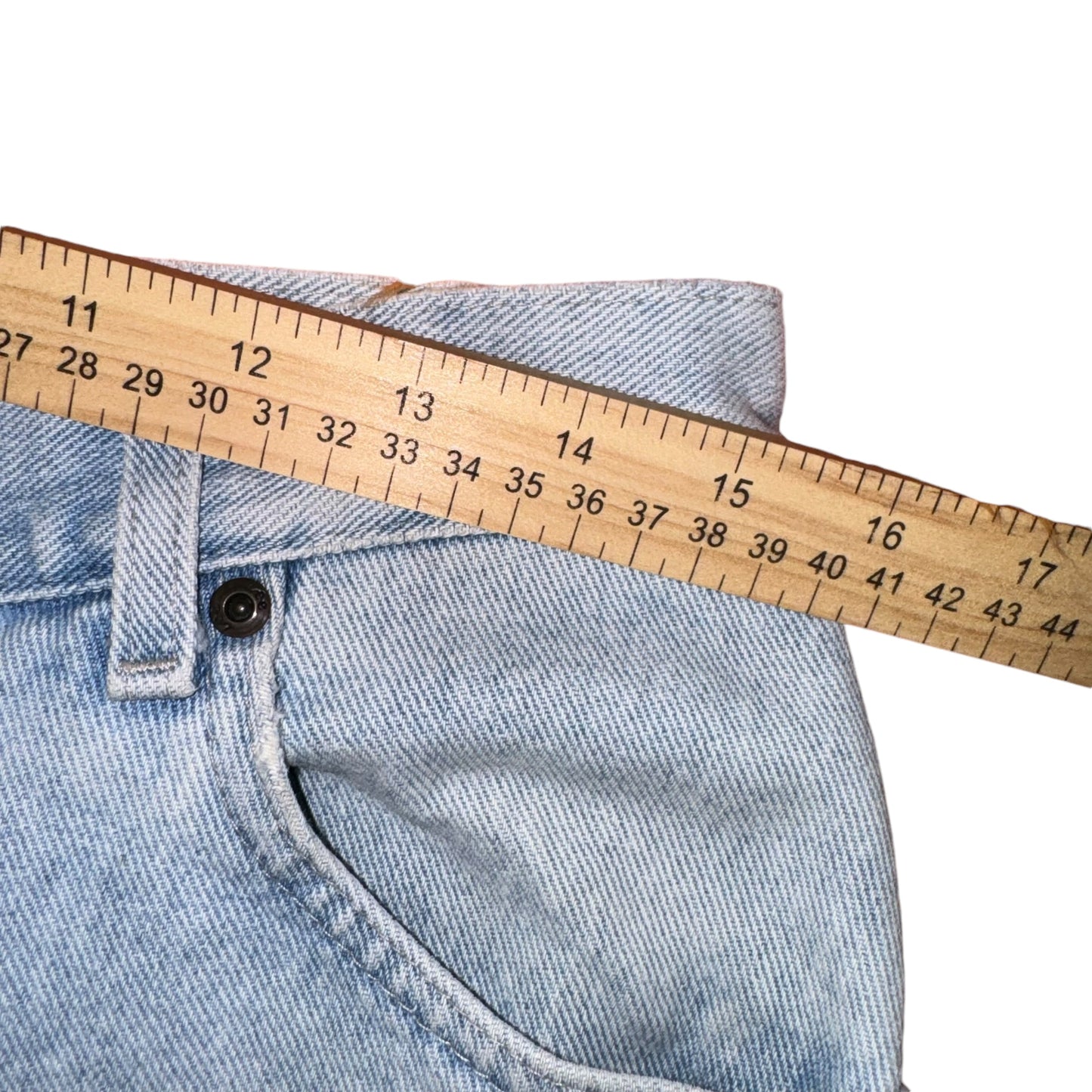 Vtg Lee Jeans Womens 20 W Blue Light Wash High Waist Tapered Denim