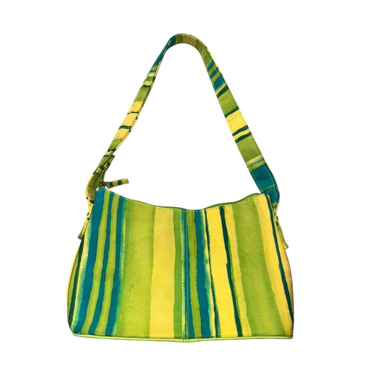 Shades of Green Shoulder Purse