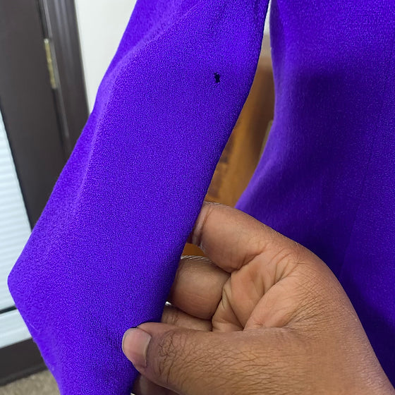 Royal Purple Dress (Flaws)