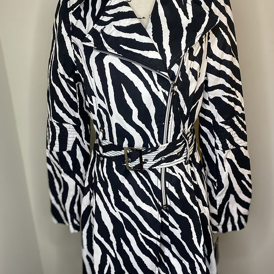 Zebra Belted Jacket