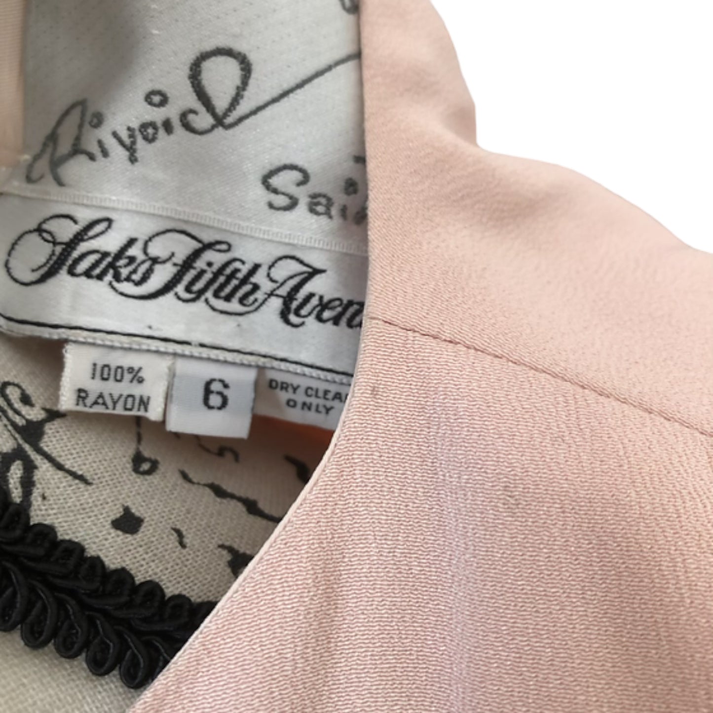 Vintage Riyoic Saito Saks Fifth Dress