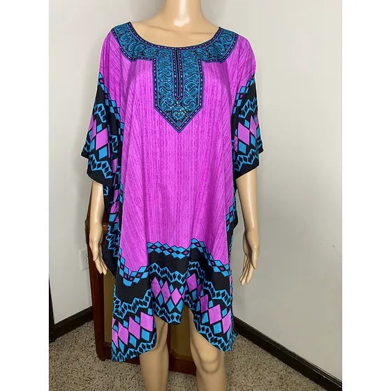 Purple Blue Kaftan