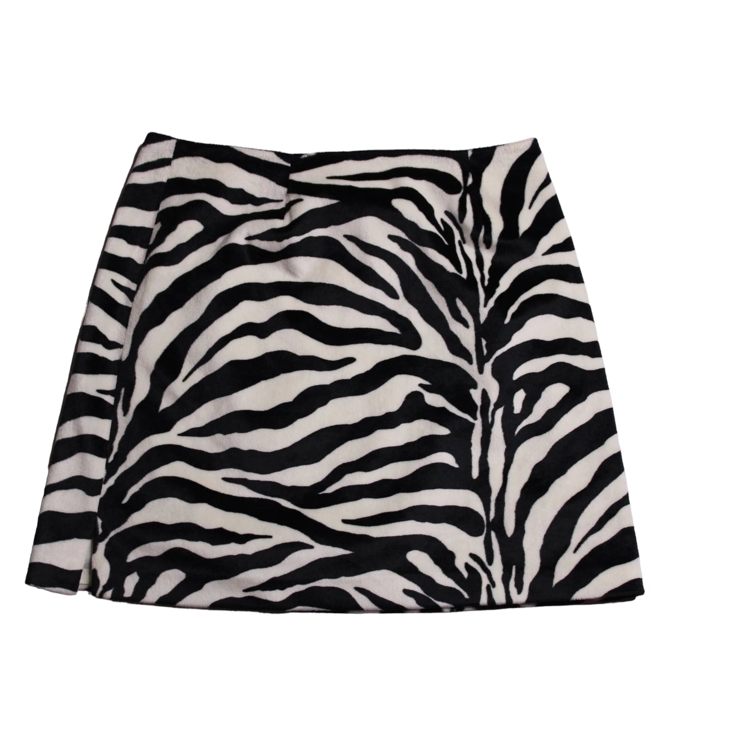 Zebra Print Mini Skirt