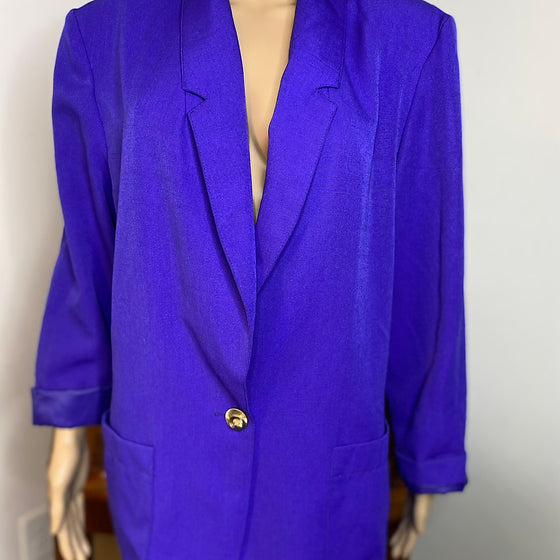 Royal Purple Blazer
