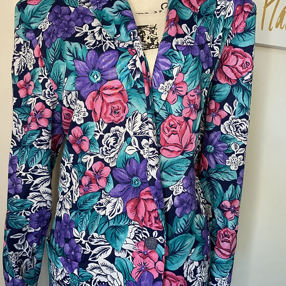Floral Blazer