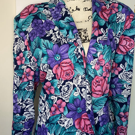 Floral Blazer