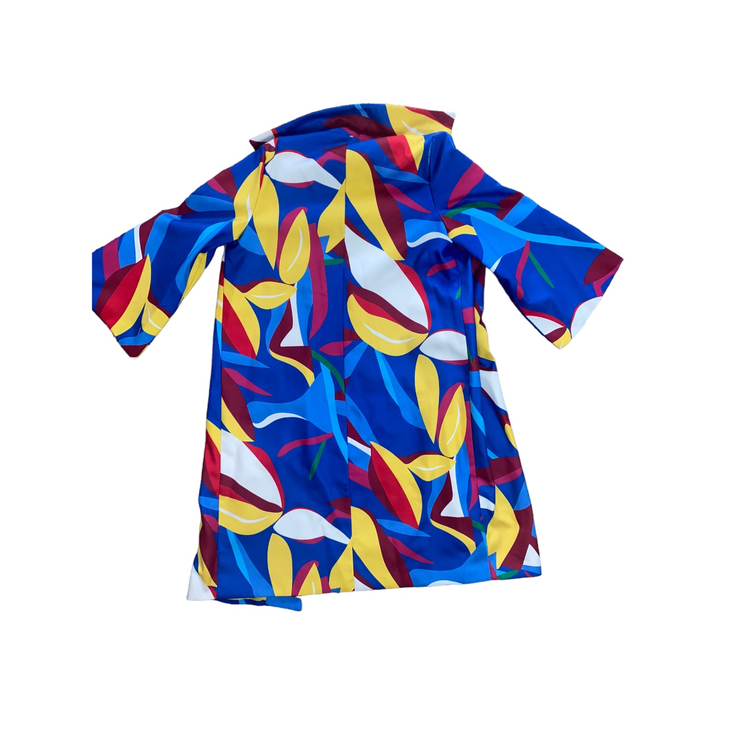 Abstract Art Long Trench Coat