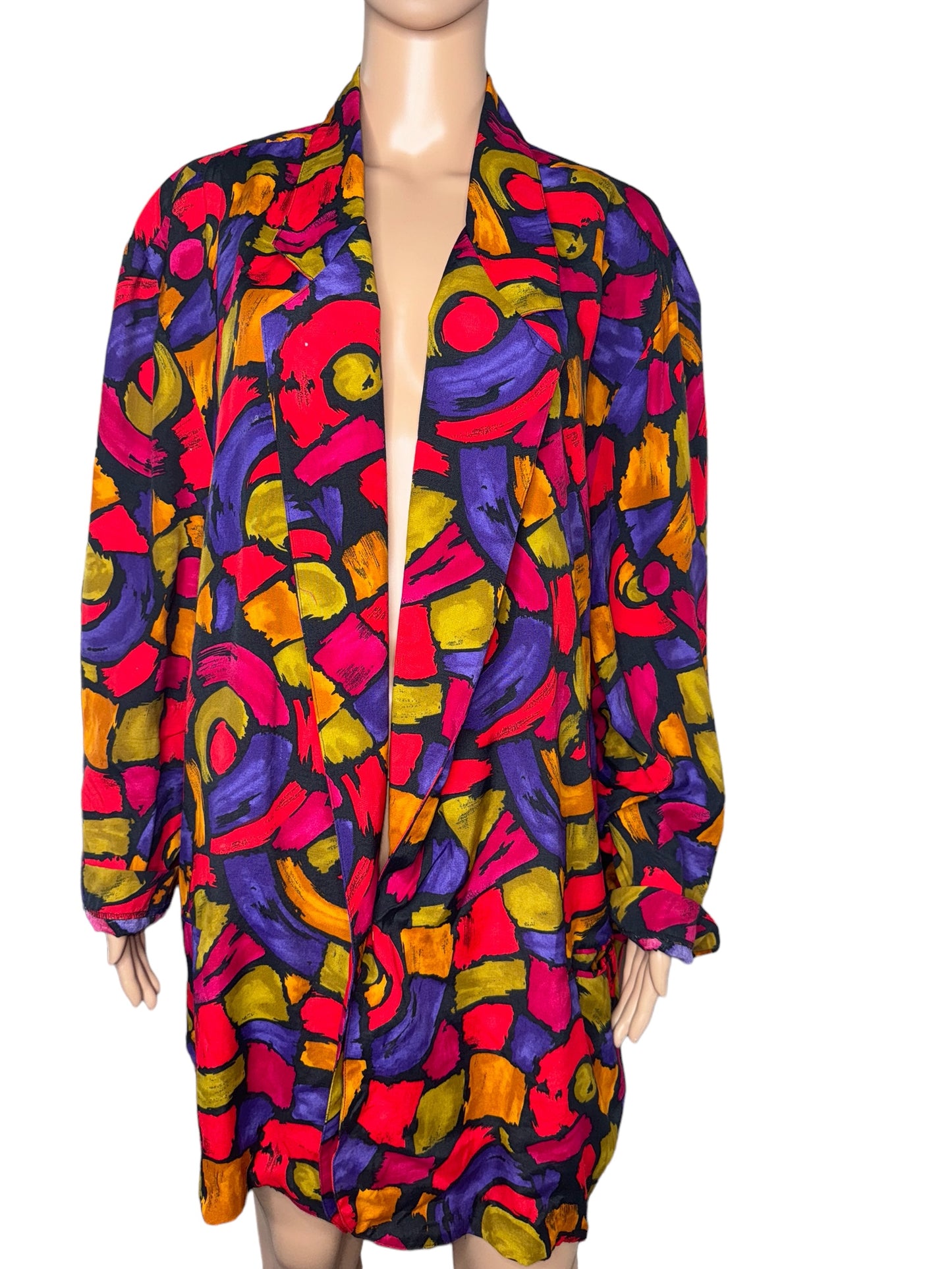 Renee' Adams Abstract Blazer