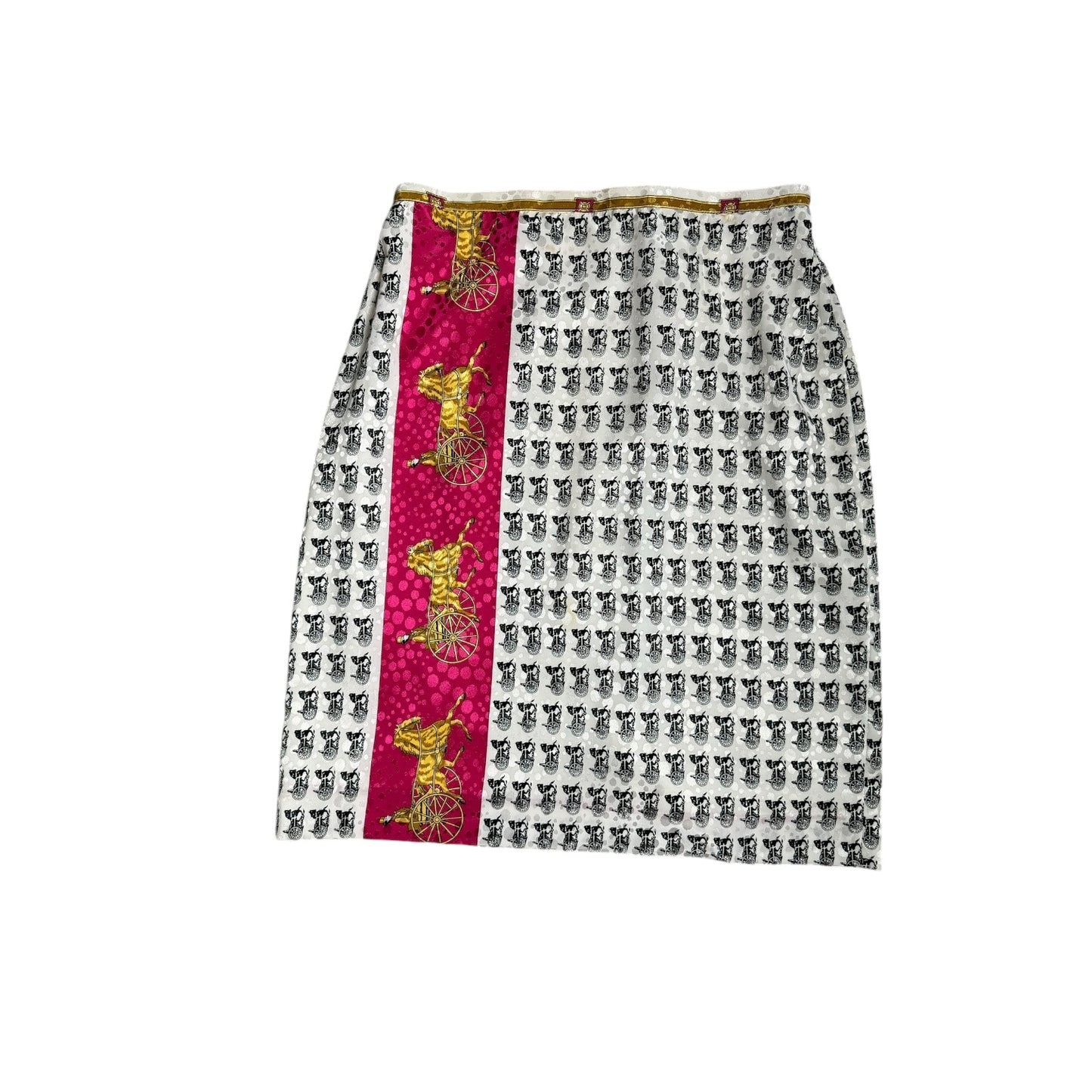 Vintage Man on Carriage Silk Set