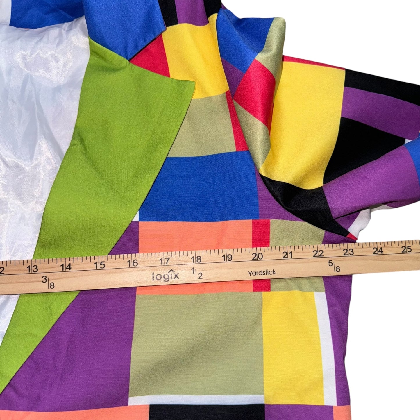 Multicolor Square Block Blazer