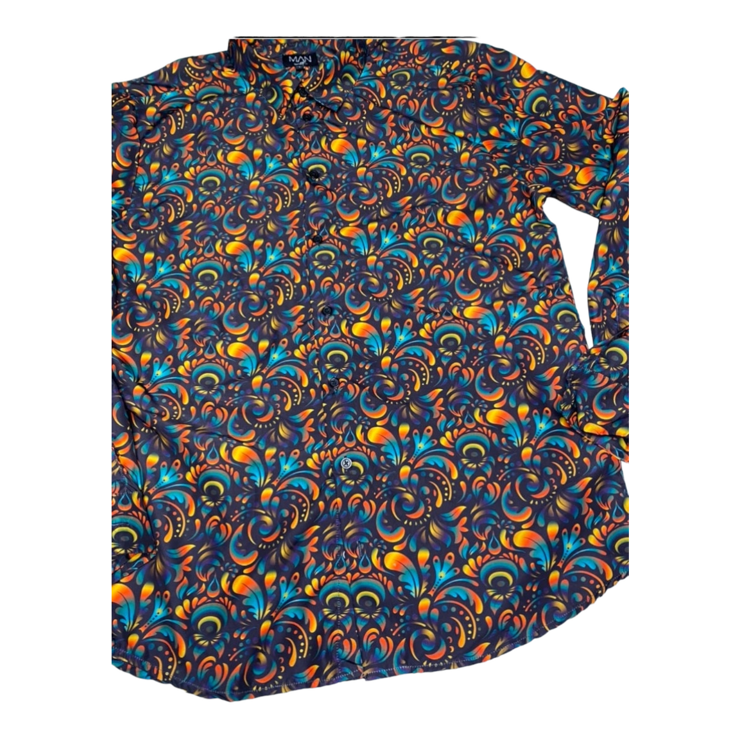 Psychedelic Boohoo Man Top