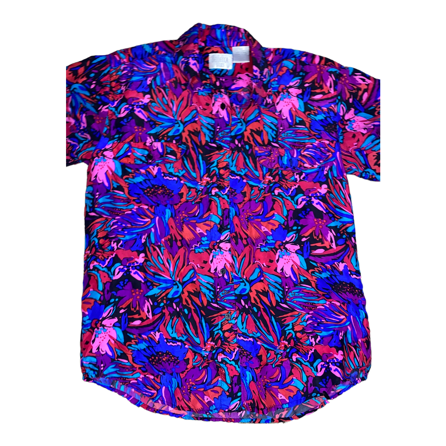 Silk Floral Top