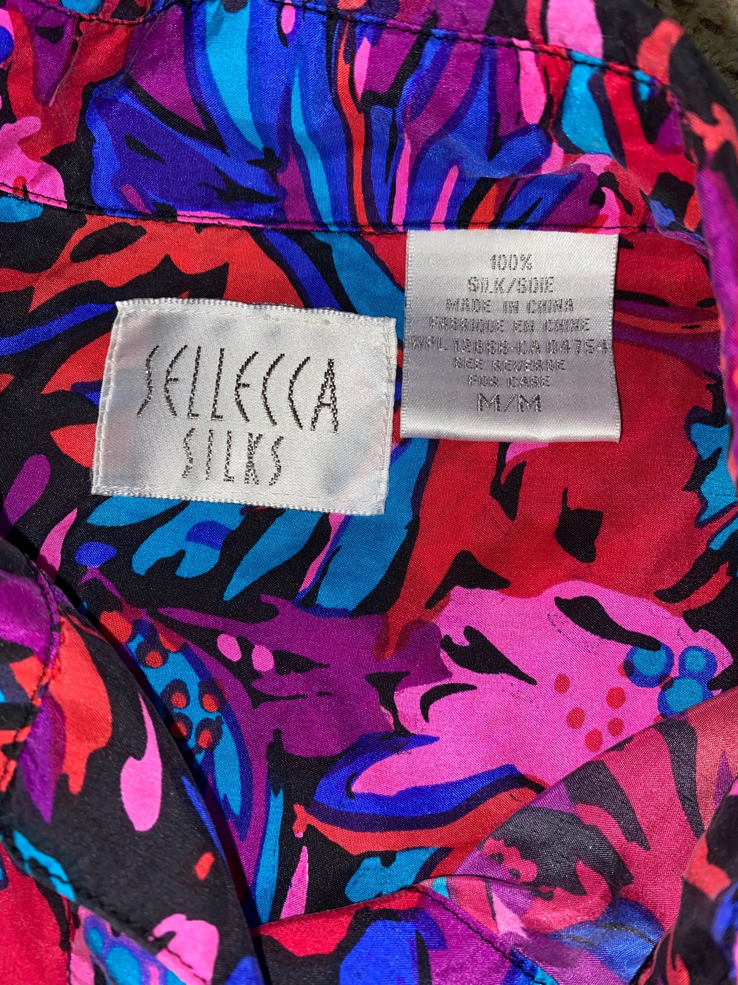 Silk Floral Top
