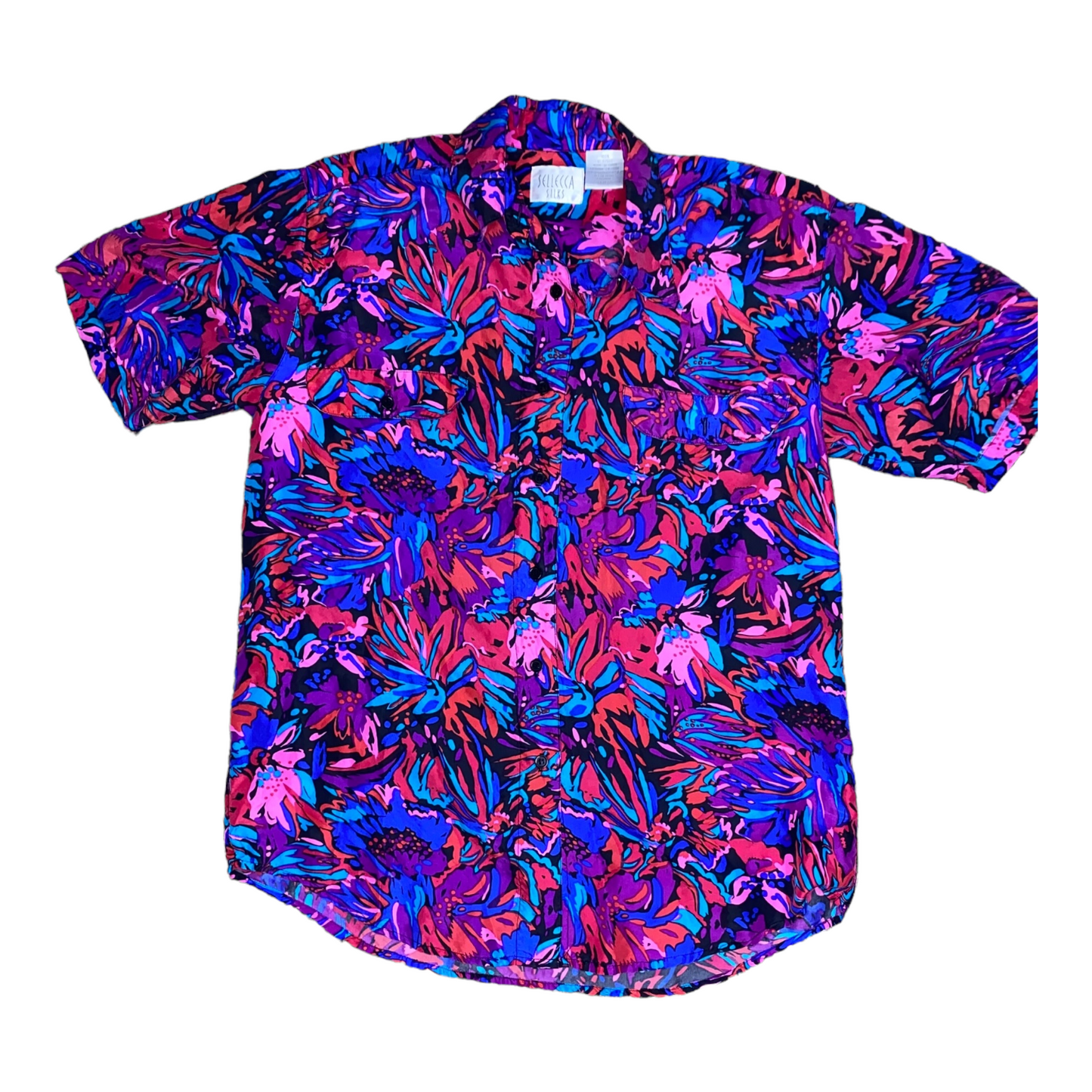 Silk Floral Top