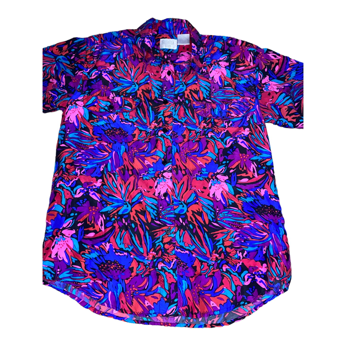 Silk Floral Top