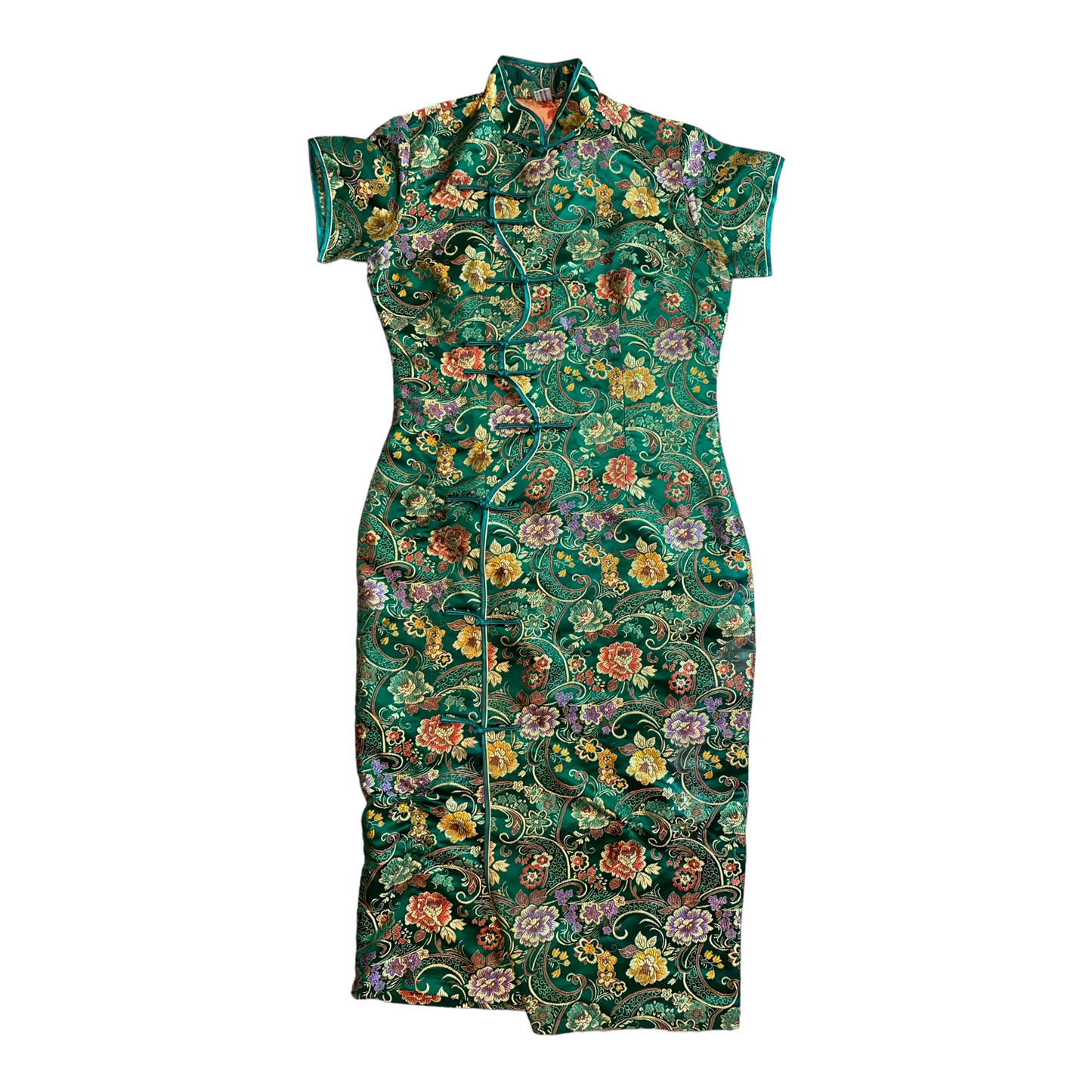Green Cheongsam Dress